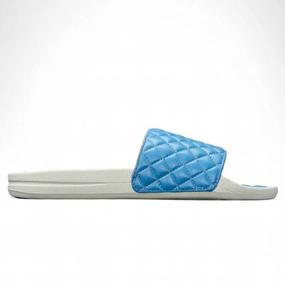 NEW APL women's lusso slide sandal in coastal blue/ivory - Picture 2 of 4